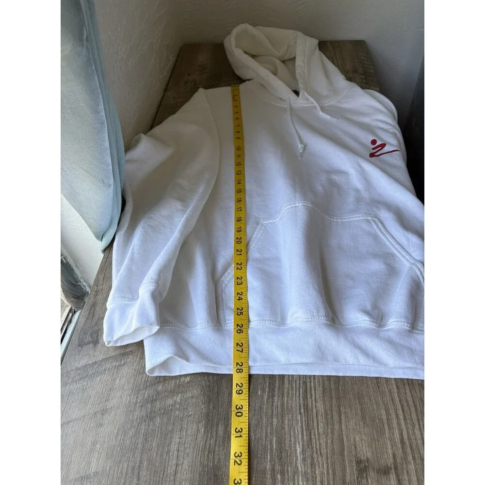 Gildan Unisex Adult Heavy Blend White “ Show Then You Love Dance “ Hoodie Size L